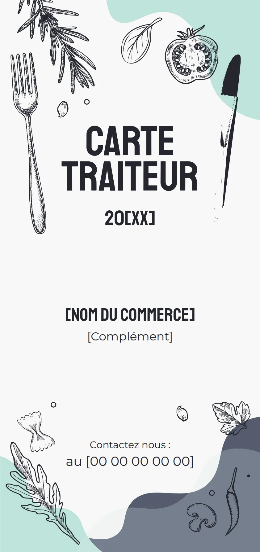 Dépliant carte annuelle, recto