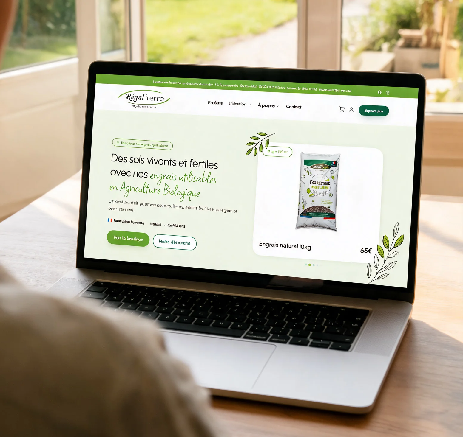 Site e-commerce - Régal'Terre v2