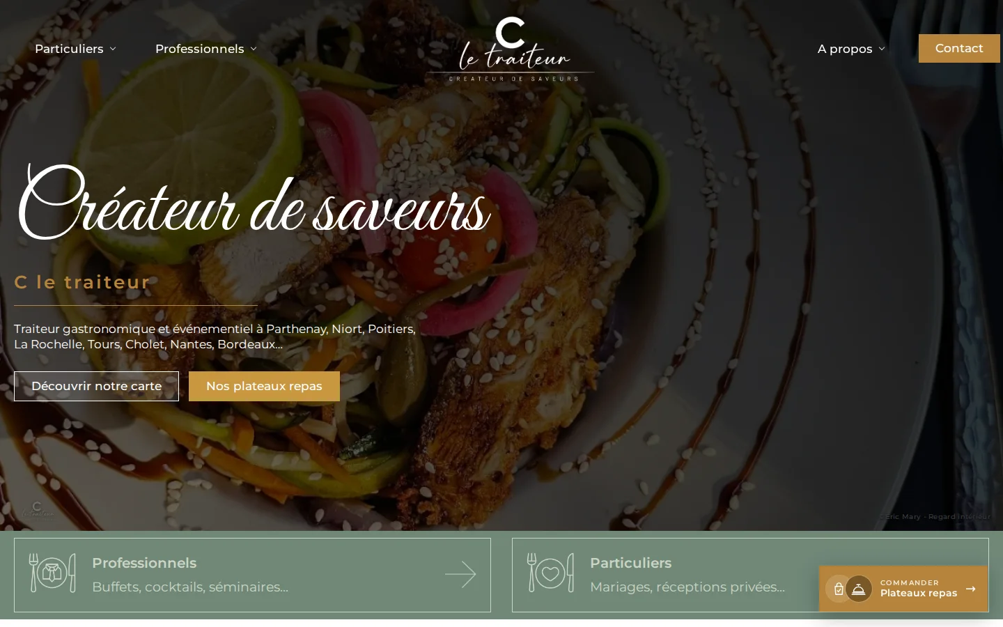 Site web - C le traiteur