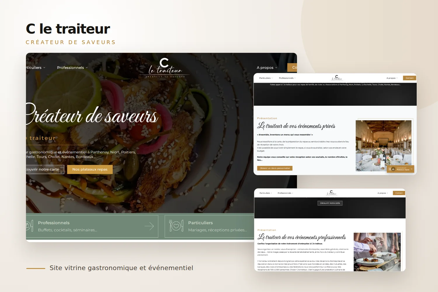 Site web - C le traiteur