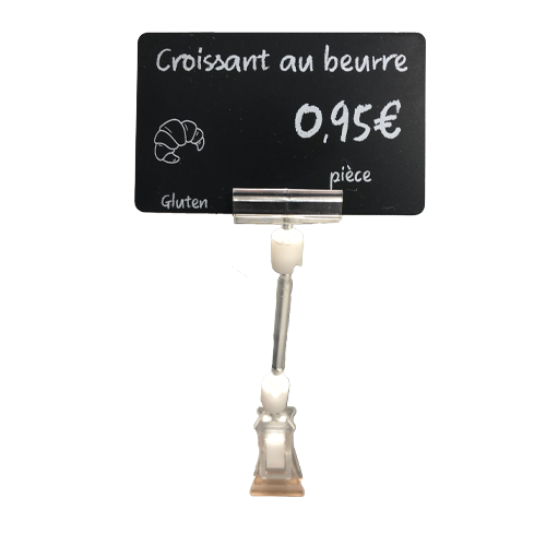 Hocadon Lot De 25 Porte Etiquette De Prix Clip D'étiquette