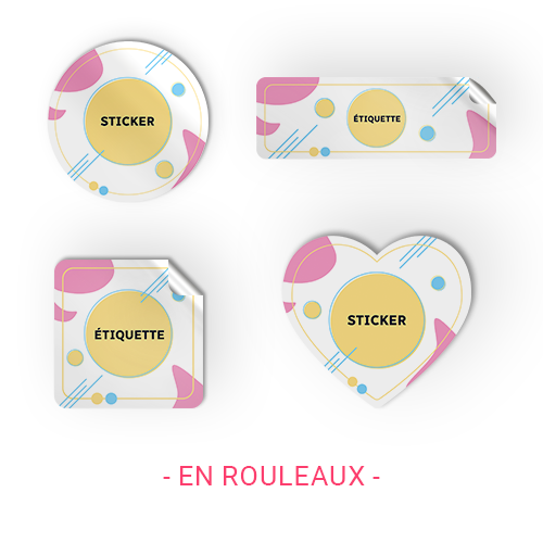 Etiquettes en rouleaux - Autocollants