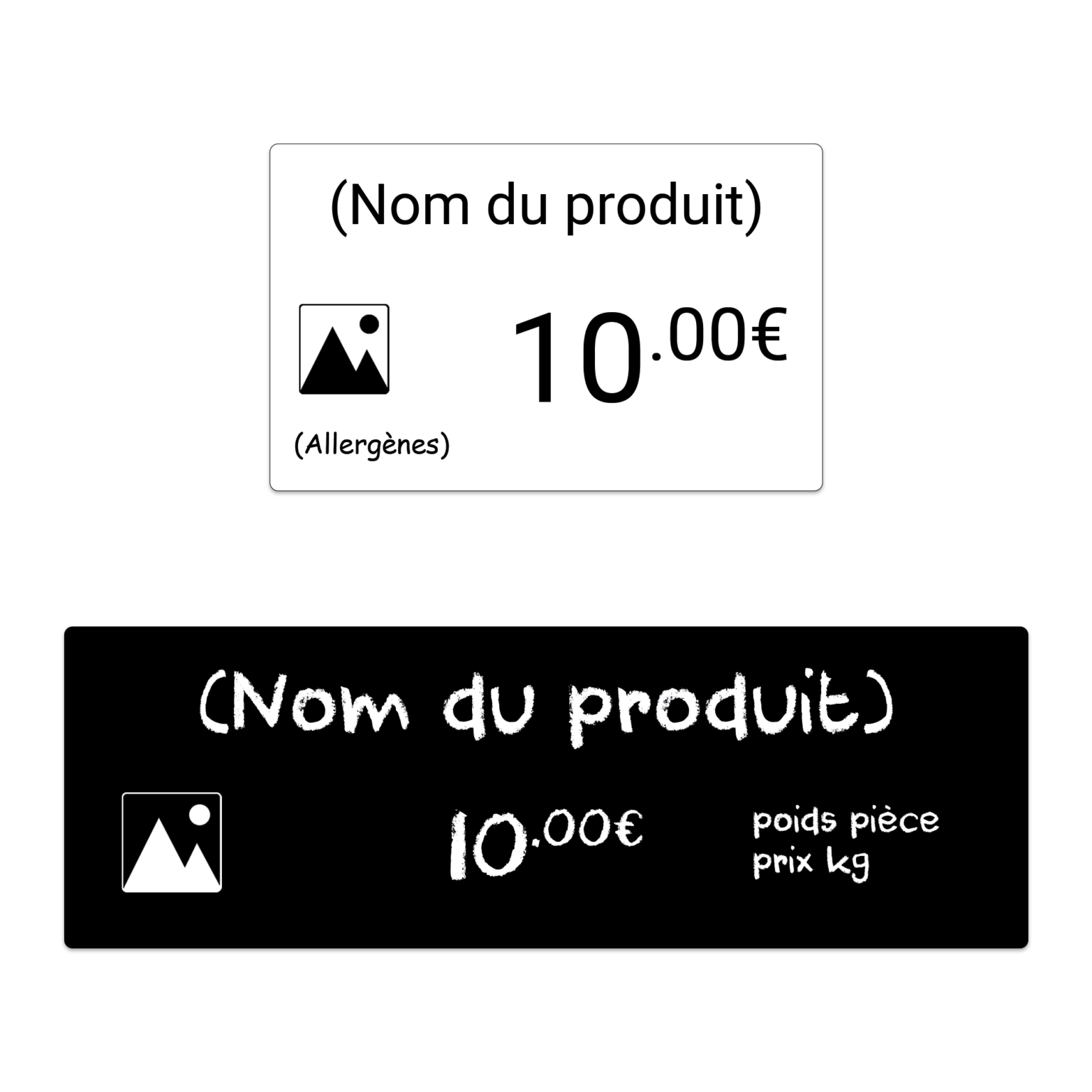 Clips En Métal Pour étiquettes De Prix - Lot De 5 Pinces Pour Boulangerie, Supermarché, Boutique