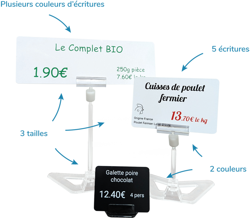 Informations étiquettes prix