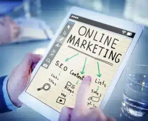 Tablette online marketing