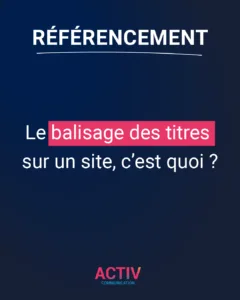 post balisage titre
